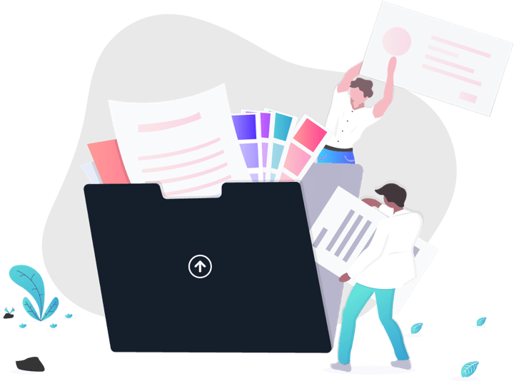 Fylo illustration of files